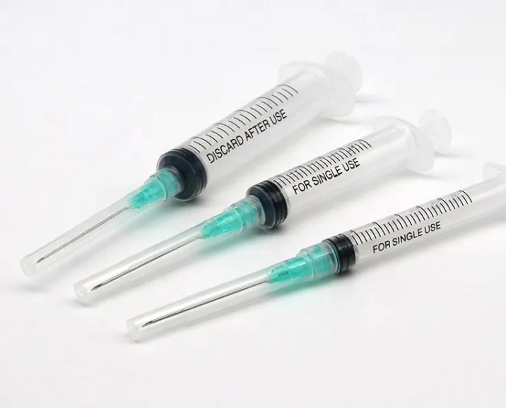 Syringe Medical Syringe with Luer Lock in 2 Parts or 3 Parts Supplied From Factory