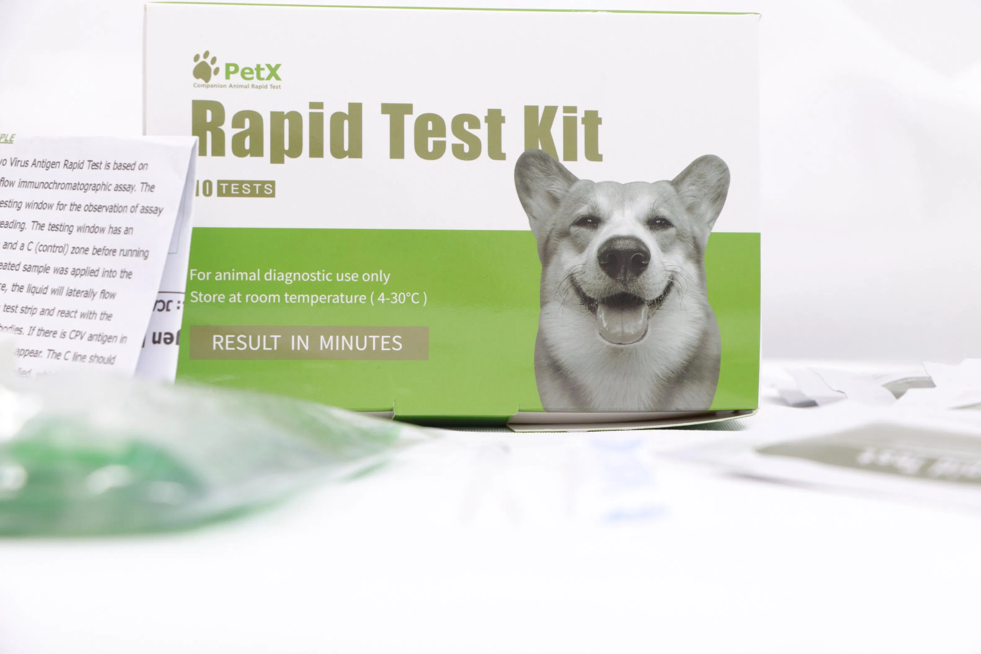 The Cpv Ccv Gia Antigen Combo Rapid Diagnostic Test Kit