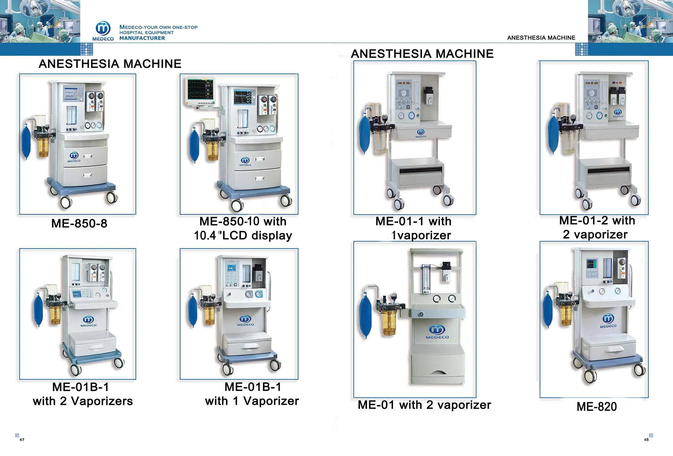 Ventilator, Medical Apparatus, Me-820 Anesthesia Machine Patient Monitor