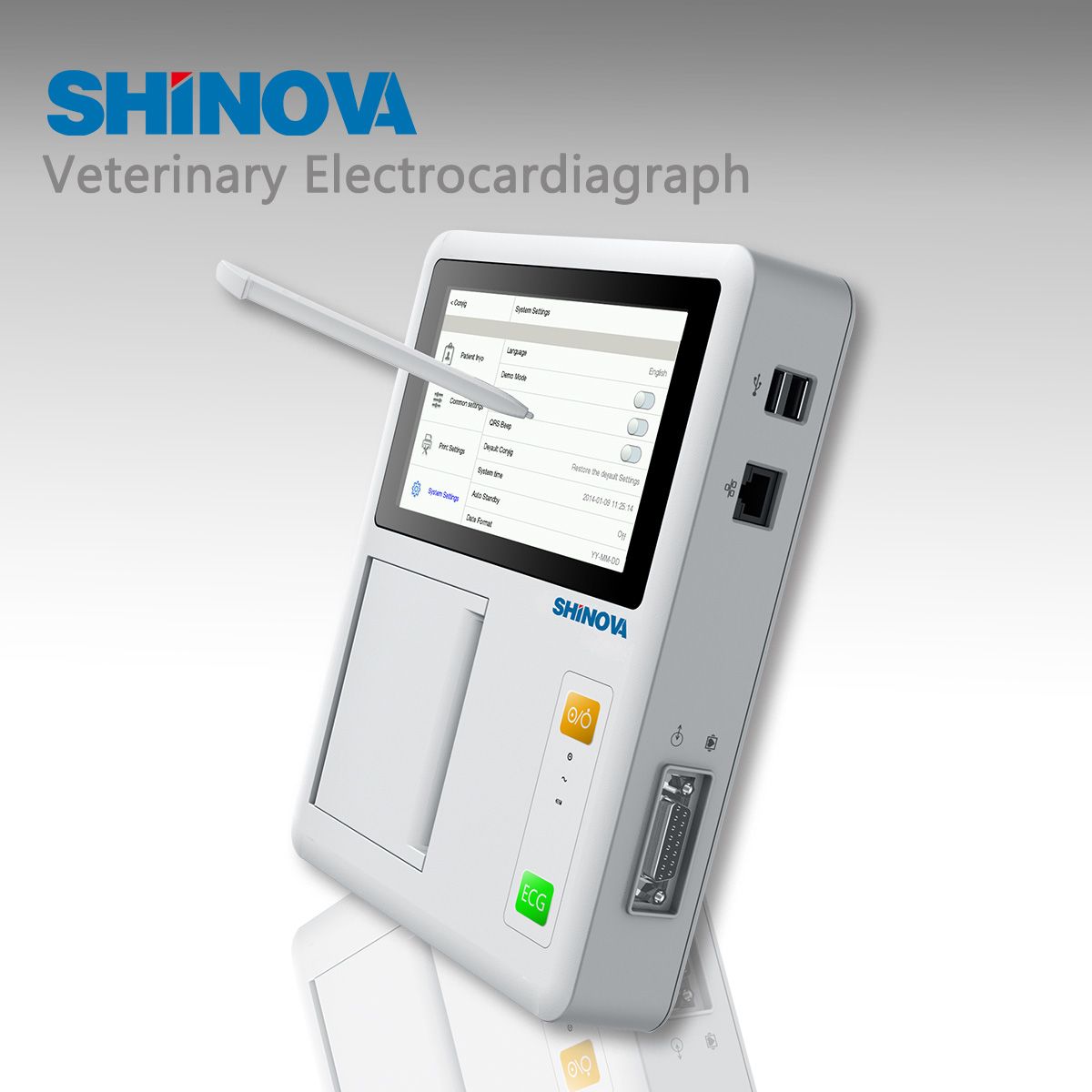 Veterinary Medical Equipment Portable Veterinary ECG Machine (ECG- T3V )