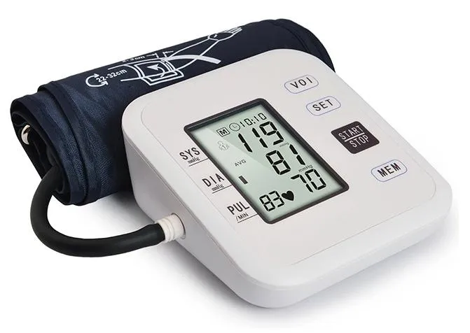 Wholesale Price Digital Arm Electronic Bp Apparatus Automatic Aneroid Sphygmomanometer Meter Ambulatory Aneroid Machine Blood Pressure Monitor with Cuff