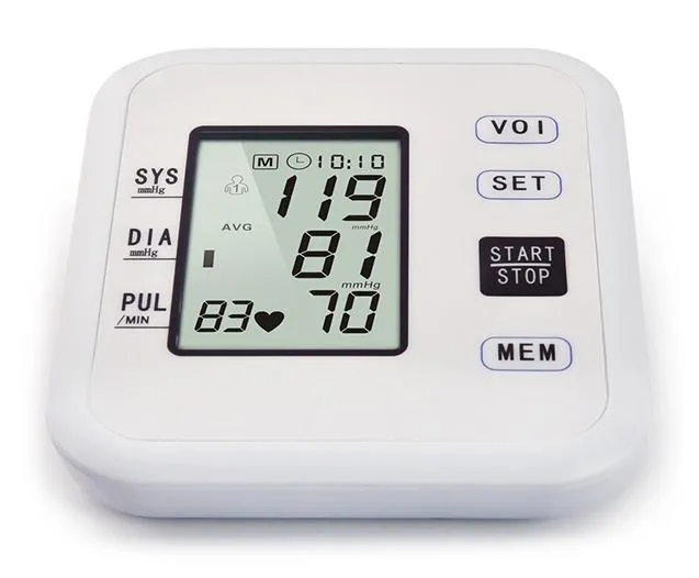 Wholesale Price Digital Arm Electronic Bp Apparatus Automatic Aneroid Sphygmomanometer Meter Ambulatory Aneroid Machine Blood Pressure Monitor with Cuff