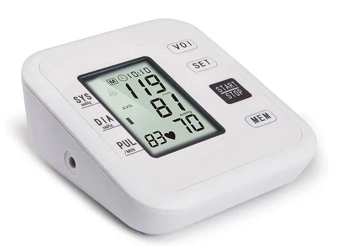 Wholesale Price Digital Arm Electronic Bp Apparatus Automatic Aneroid Sphygmomanometer Meter Ambulatory Aneroid Machine Blood Pressure Monitor with Cuff
