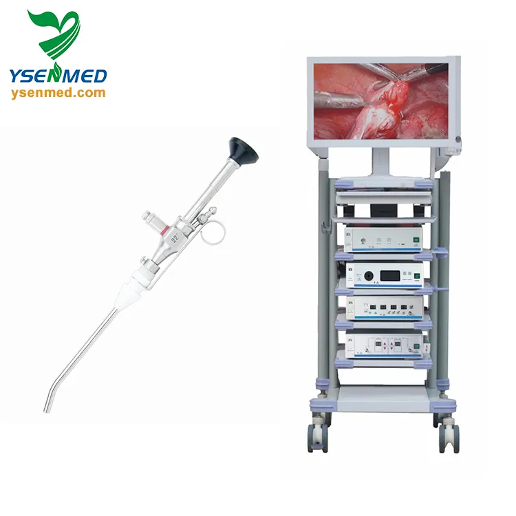 Ysnj-Xg-5/5A Medical Rigid Stainless Steel Endoscope Hysteroscope Instrument Set