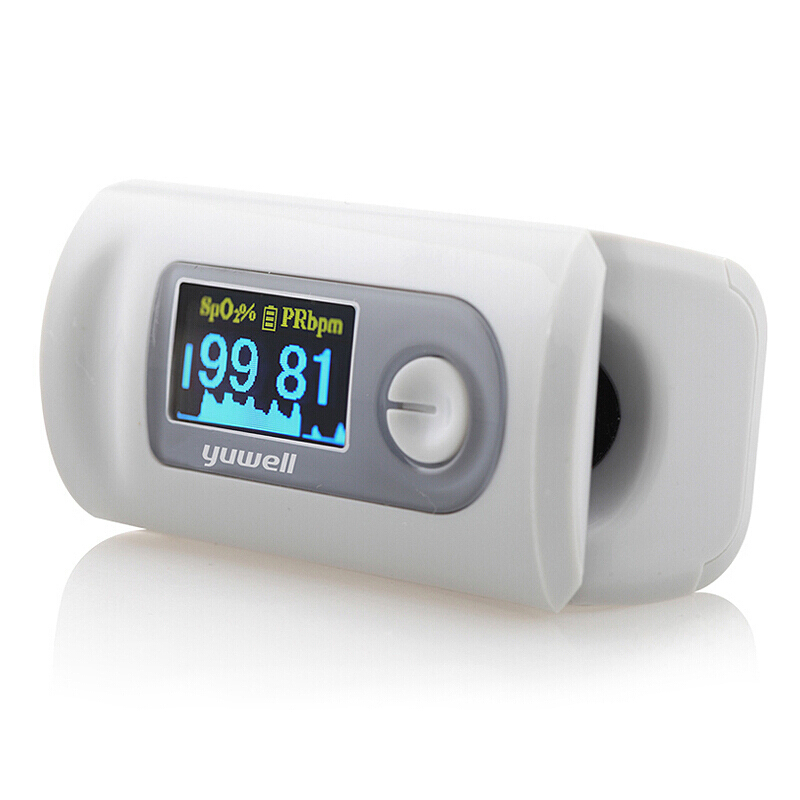 Yuwell Oximeter Yx301 Finger Clip Type Blood Oxygen Saturation Pulse Detector Color LCD Display